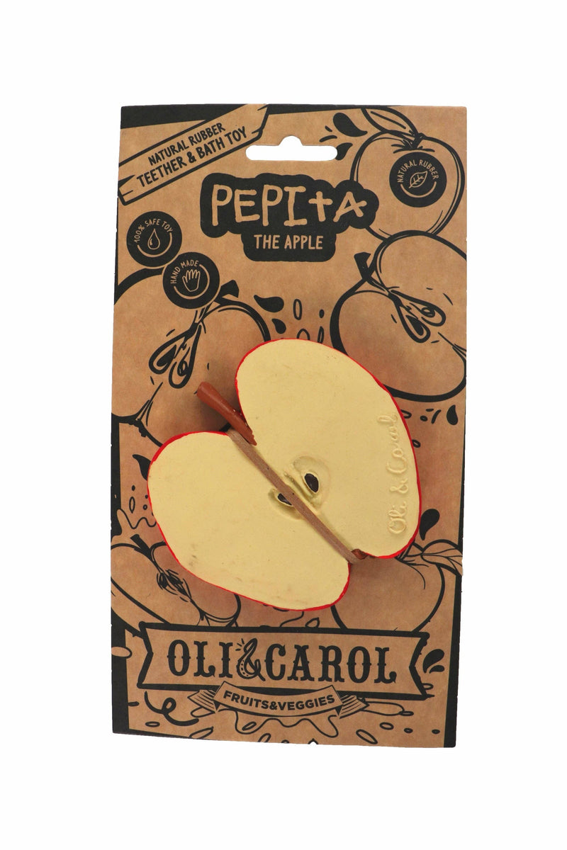 pepita the apple baby teether