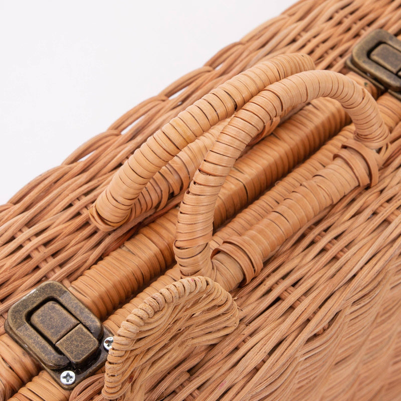 bear rattan suitcase