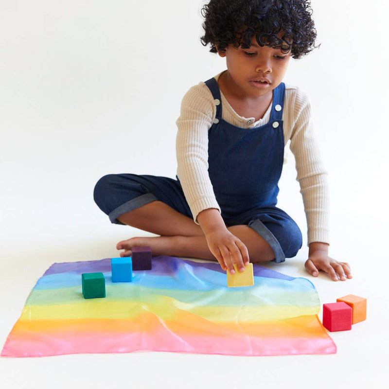 mini enchanted playsilk / rainbow
