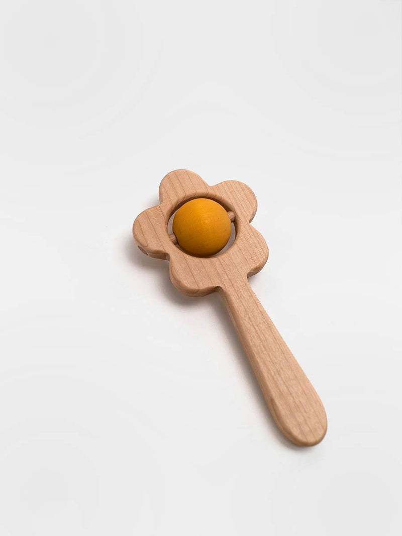 flower rattle / yellow