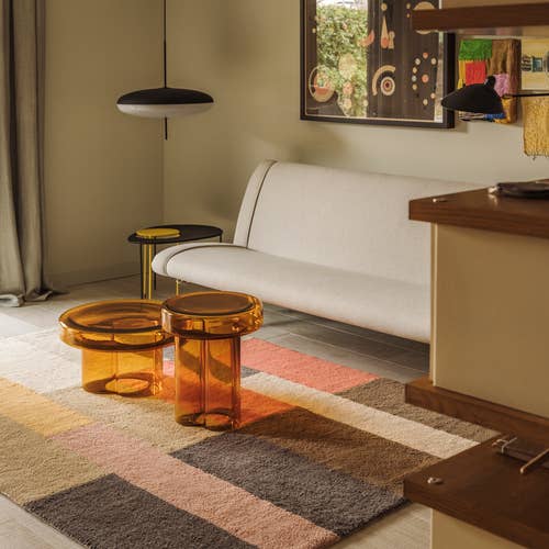 wool area rug chroma palette