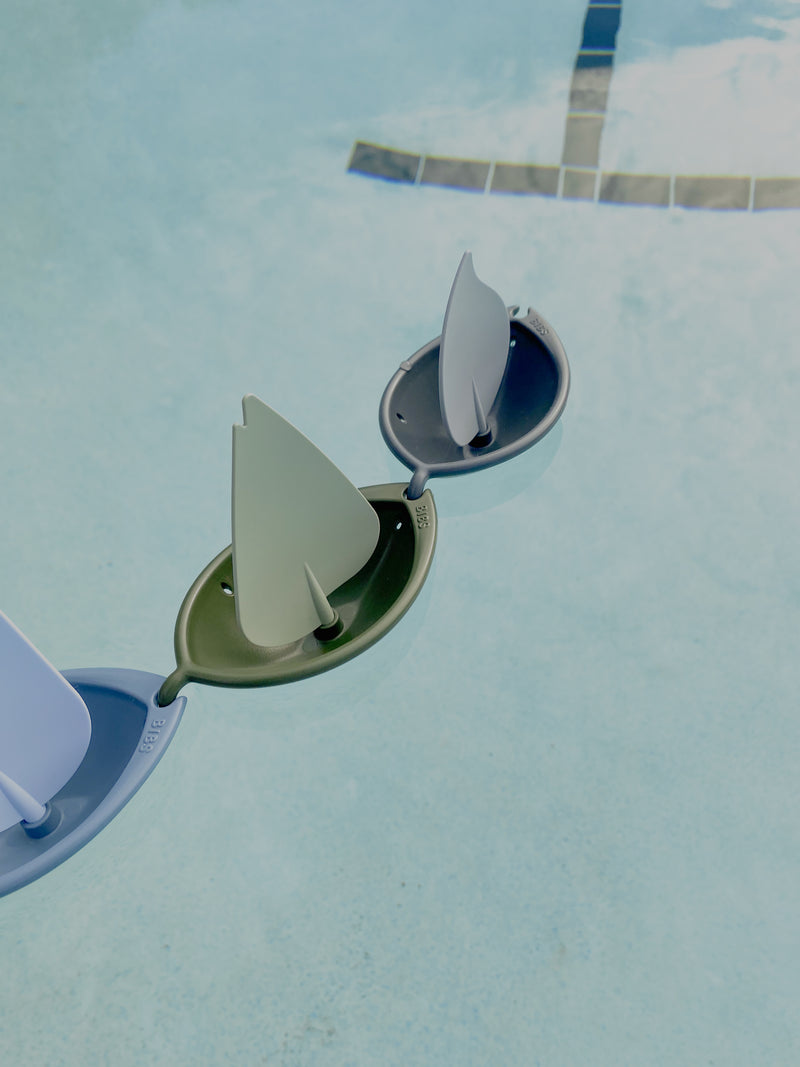 sailboats / blue mix