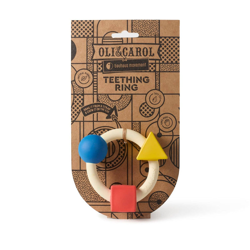 bauhaus teething ring / basic colors