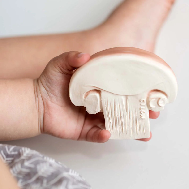 manolo the mushroom baby teether