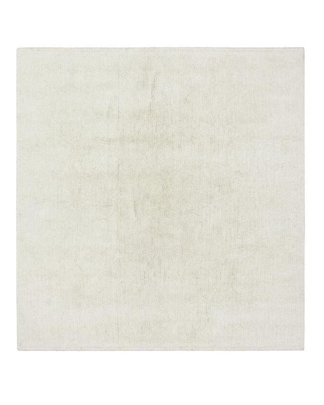Beige rug on a white background